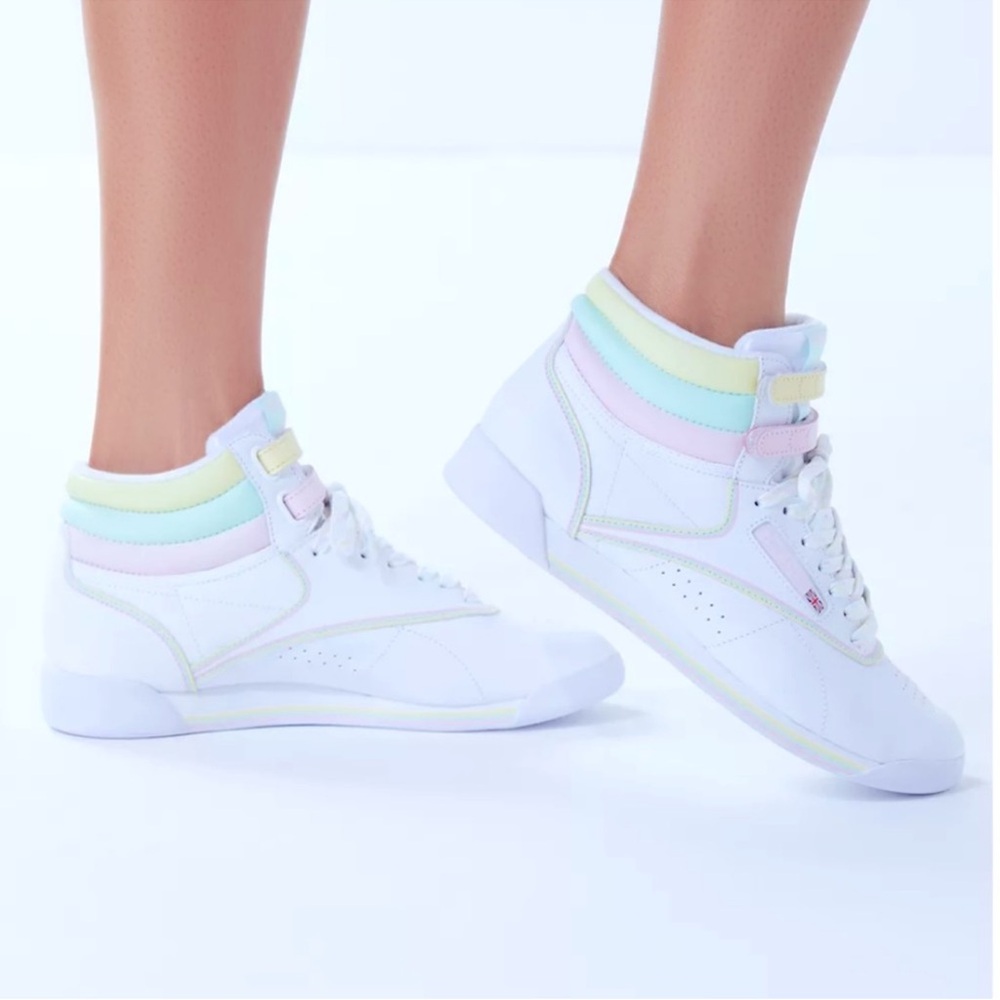Reebok Freestyle Hi x Glow Sneakers